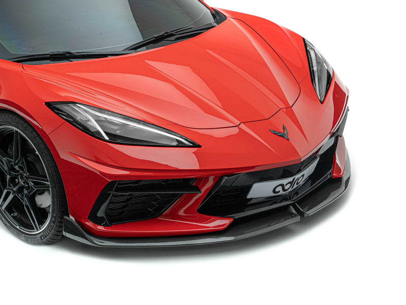 Corvette C8 Prepreg Carbon Fiber Front Lip - ADRO 