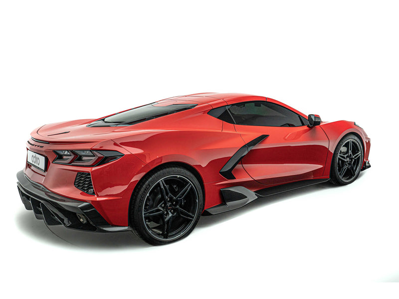 Corvette C8 Prepreg Carbon Fiber Side Skirt - ADRO 