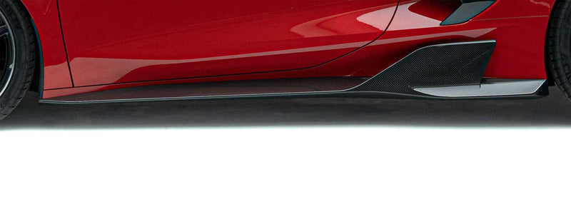 Corvette C8 Prepreg Carbon Fiber Side Skirt - ADRO 