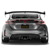 Honda Civic FL5 Type R Carbon Fiber AT-R4 Swan Neck Wing