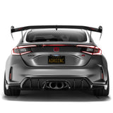 Honda Civic FL5 Type R Carbon Fiber AT-R4 Swan Neck Wing