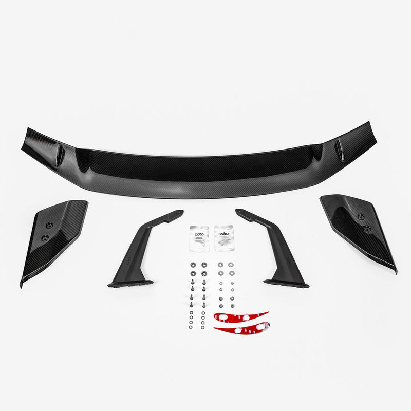 Honda Civic FL5 Type R Carbon Fiber AT-R4 Swan Neck Wing