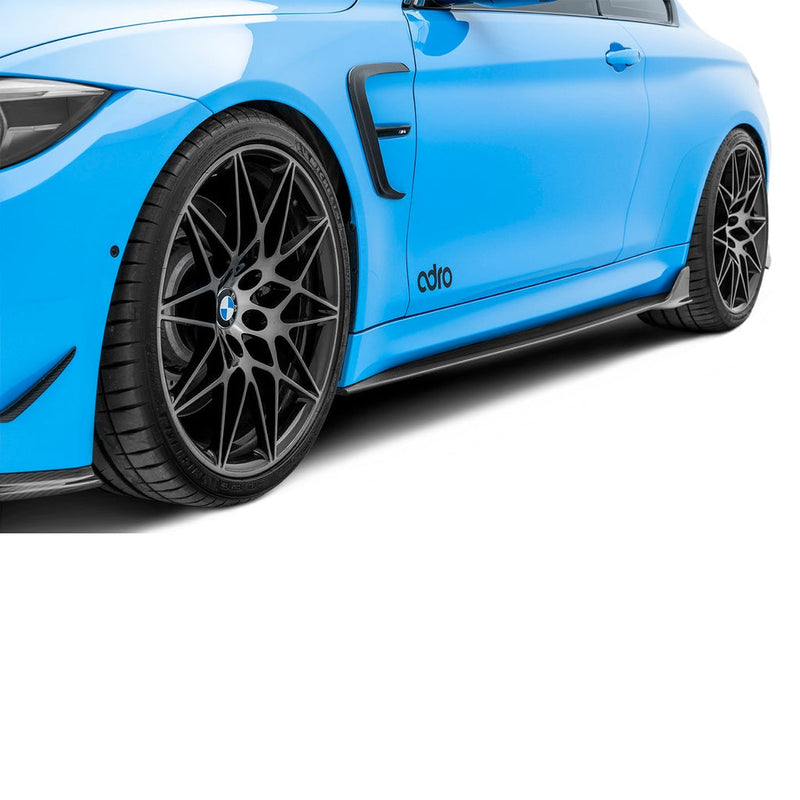 BMW  M4 F82 Carbon Fiber Side Skirt - ADRO 