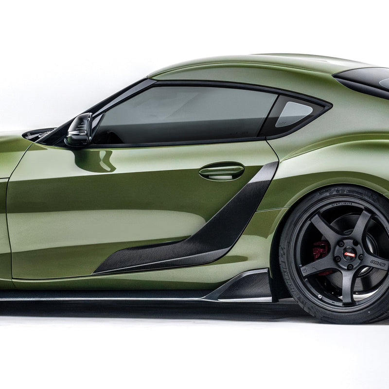 Toyota GR Supra A90 Carbon Fiber Door Garnishes 2019+