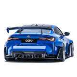 BMW G82 M4 AT-R3 Dry Carbon Fiber Swan Neck Wing 2020+