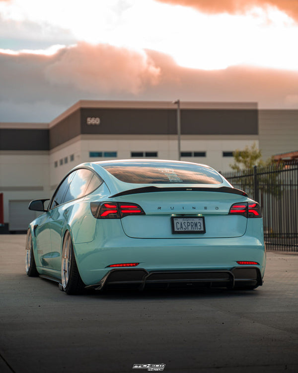 Tesla Model 3 Carbon Fiber Spoiler V2 2019-2023