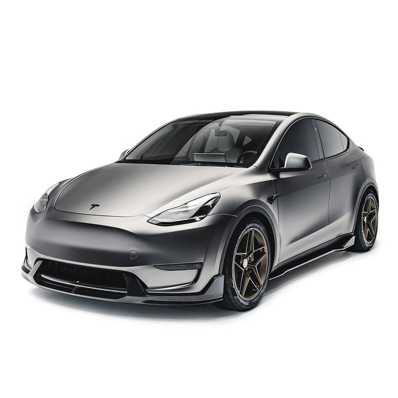 Tesla Model Y V2 Carbon Fiber Front Lip 2022+