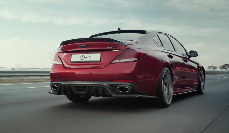 Genesis G70 carbon fiber rear diffuser V2 - ADRO 